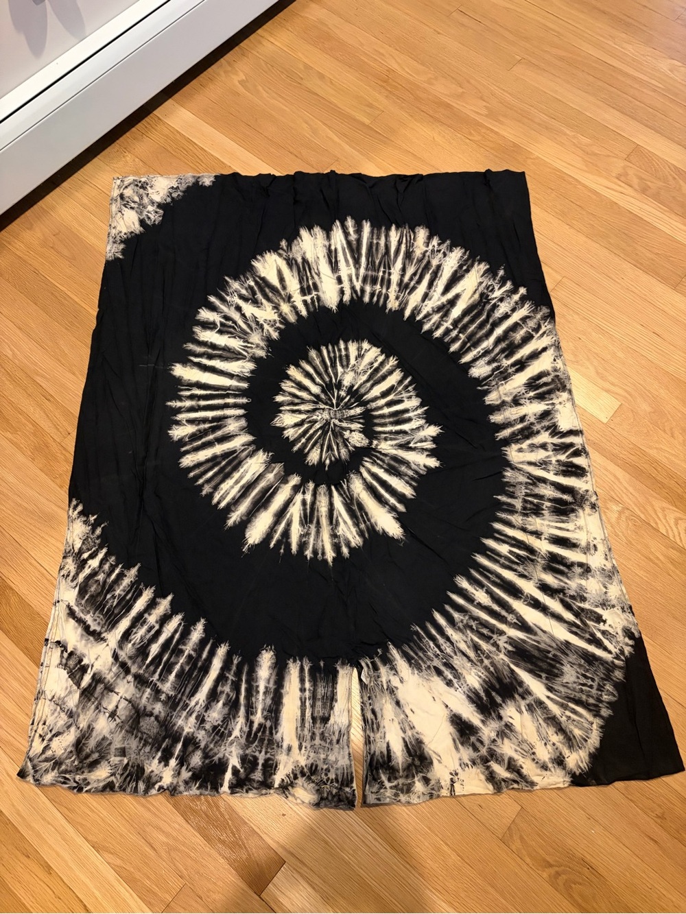 Saivana Black and Cream Tie-Dye Jumpsuit